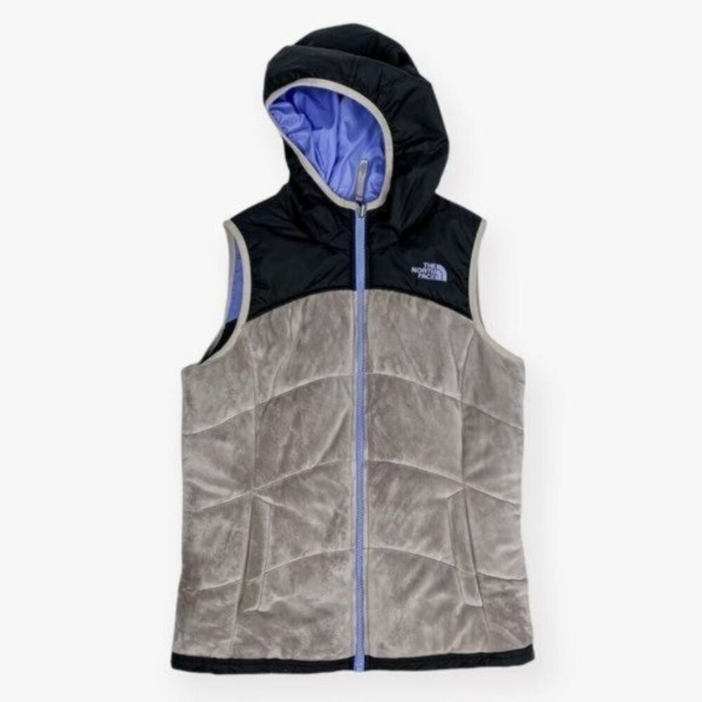 THE NORTH FACE Girl's Reversible Insulated  Perseus Hooded‎ Vest L 14/16